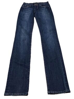Seven7 Denim Low Rise Slim Straight Stretch Blue Jeans Women’s Size 25x33